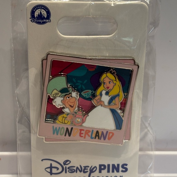 Disney Other - Alice and Mad Hatter Pin – Wonderland – Disney Destinations – February – LE2000